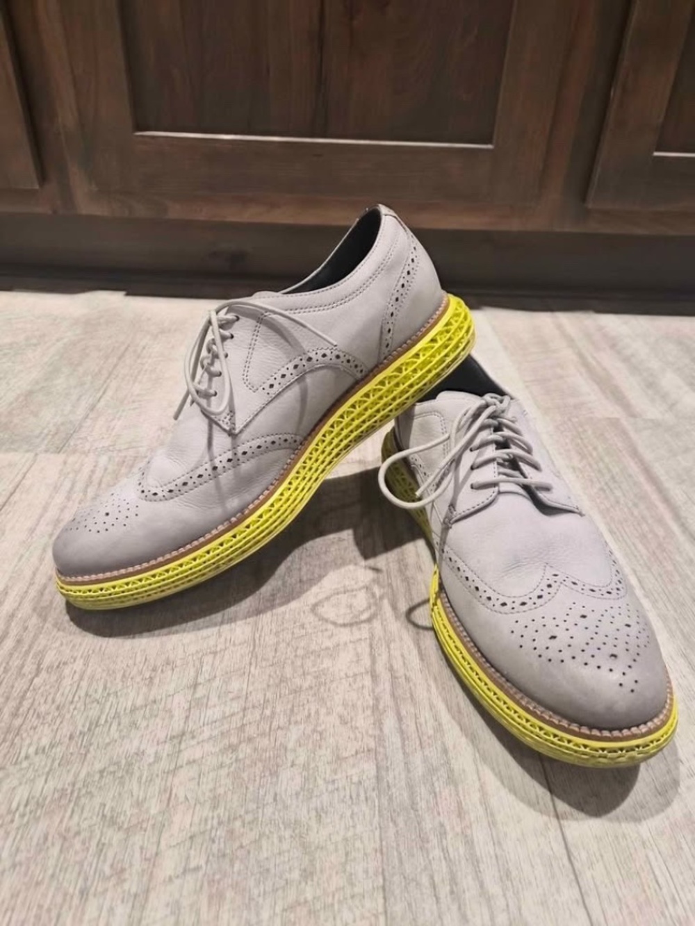 Cole Haan Men's ØriginalGrand 2.0 Wingtip Oxfords Skyweave shoes size 11